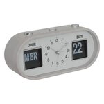 ATMOSPHERA Réveil Rétro  Edouard  20cm Crème