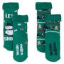 Voir la diapositive 1 : INEXTENSO Lot de 2 chaussettes antidérapantes de noël bébé 