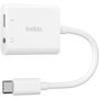 Voir la diapositive 2 : Belkin Adaptateur USB C USB-C vers USB-C/Jack 3.5mm
