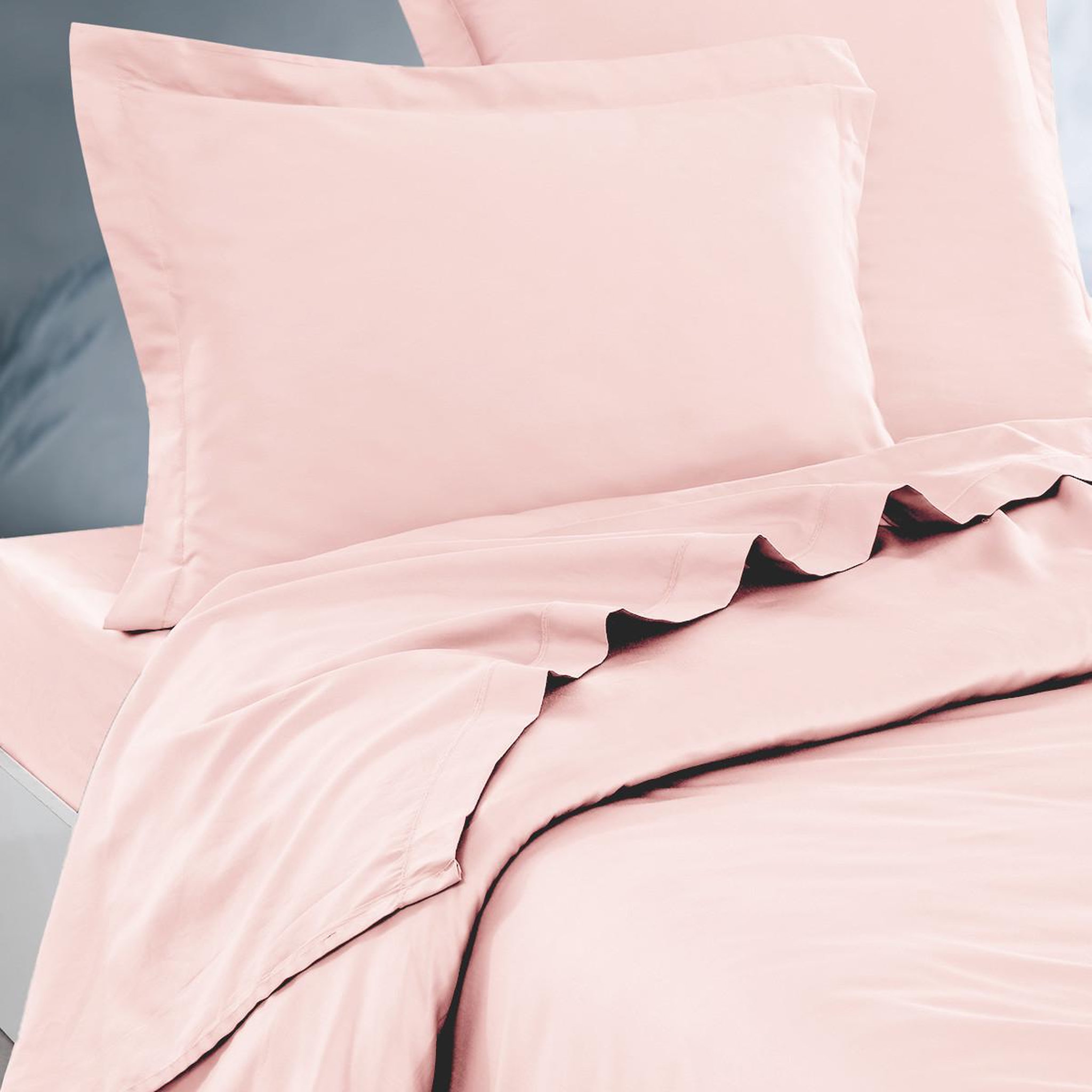 Voir la diapositive 2 : Sensei Maison Drap plat en percale de coton SOFT PERCALE