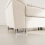 Voir la diapositive 4 : BEST MOBILIER Baoji - canapé d'angle droit 5 places convertible avec têtières et coffre en velours côtelé
