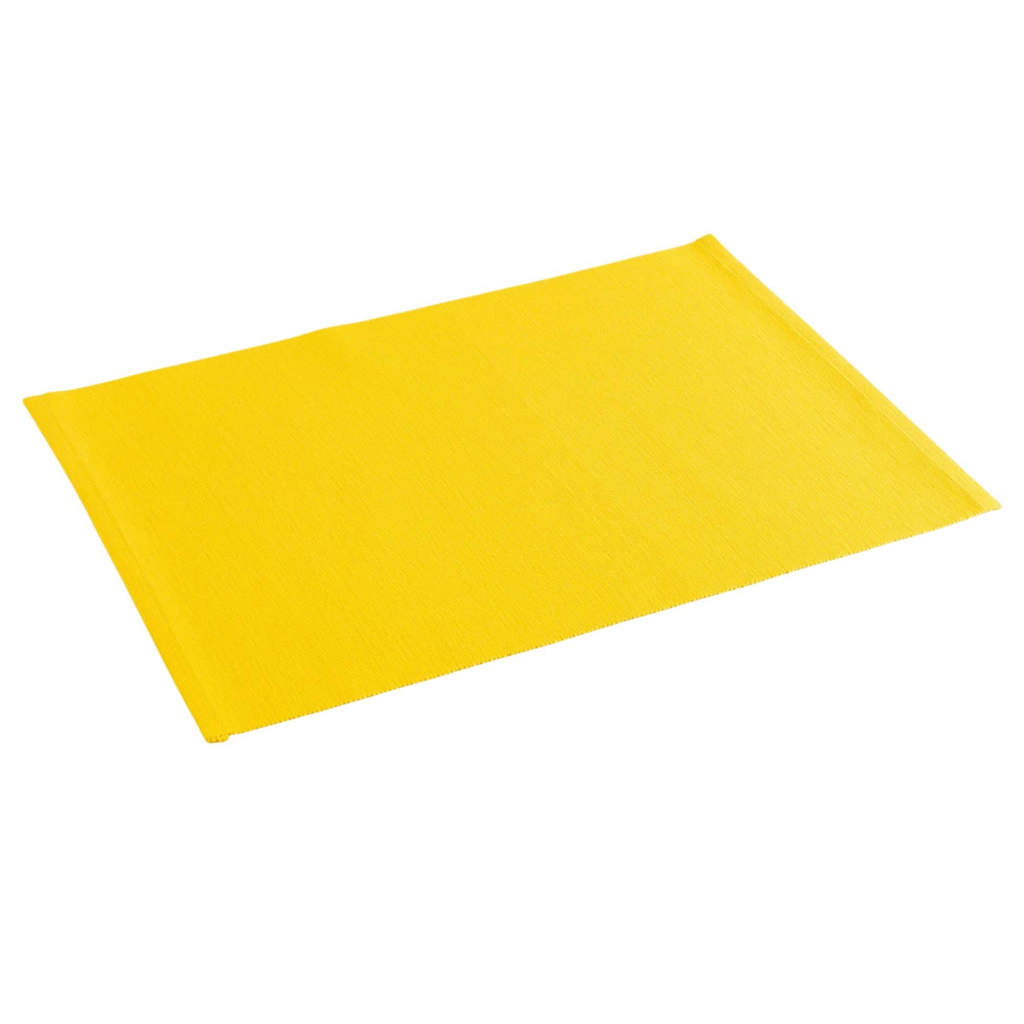 Eden Set de table en coton design et moderne. Coloris disponibles : Jaune