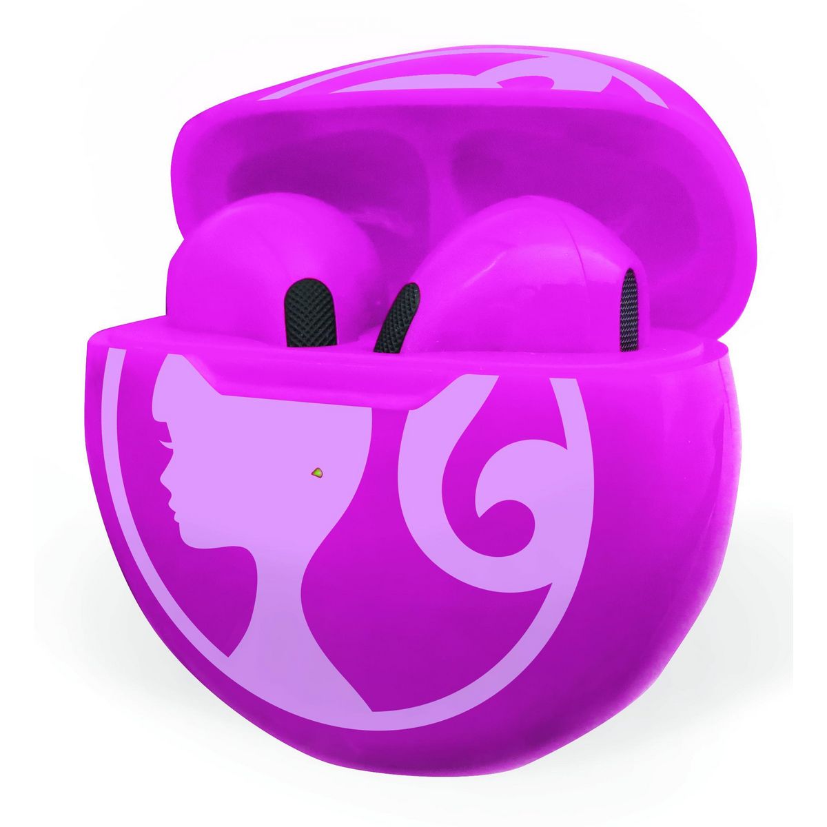 Lexibook Écouteurs sans fil Bluetooth Barbie avec étui de chargement et de rangement