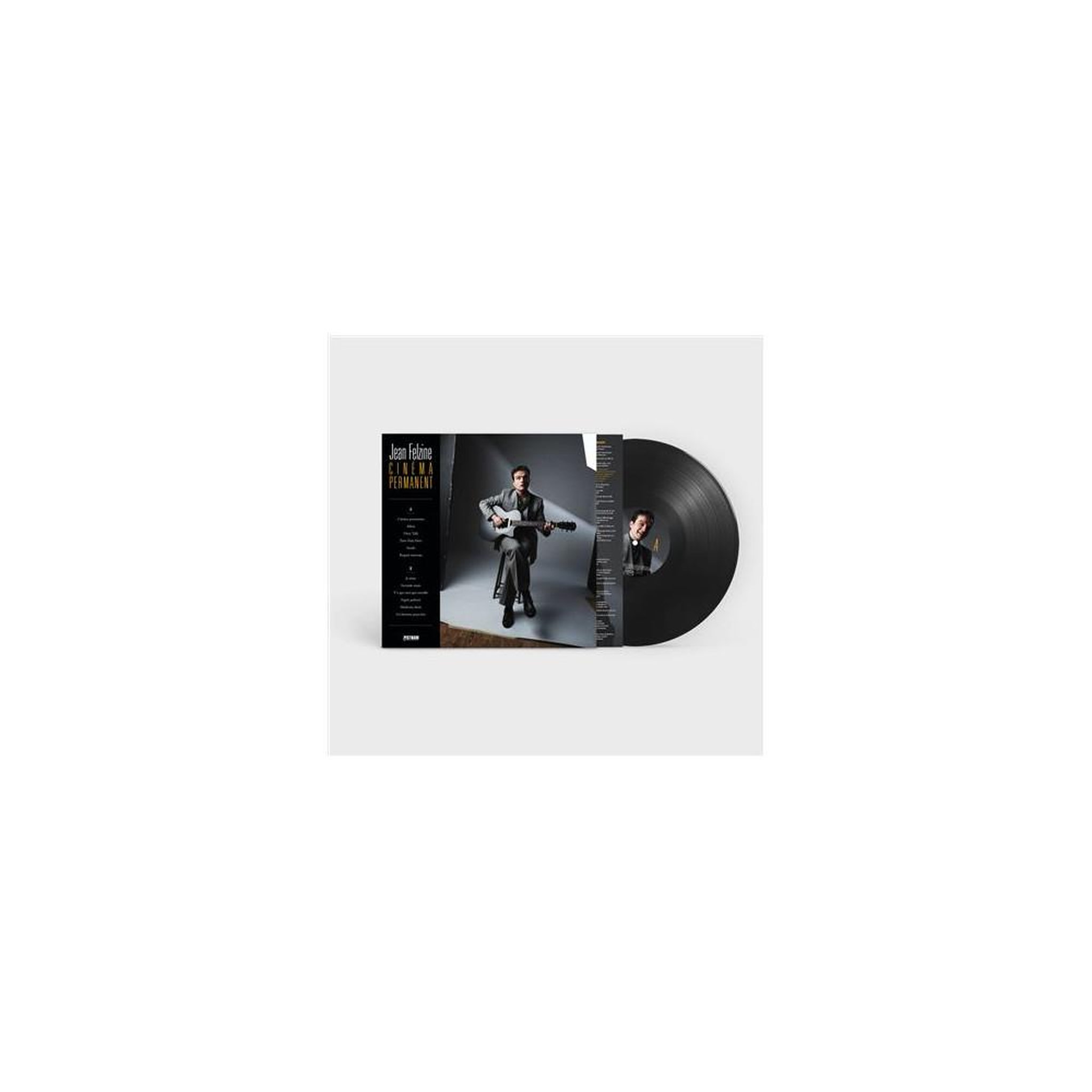 Lp vinyle 33t cinéma permanent jean felzine (1 disque) vinyle noir, pochette imprimée wagram