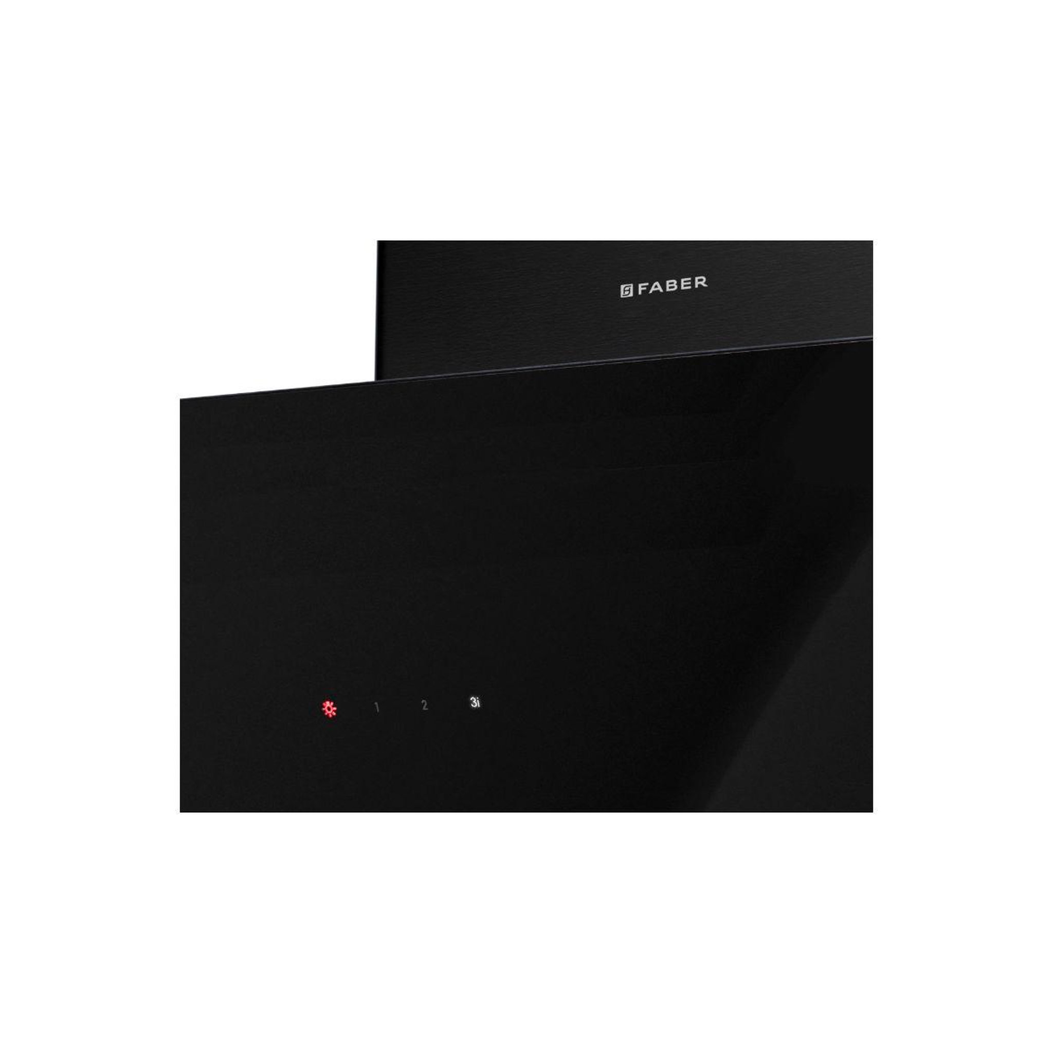 Voir la diapositive 5 : faber Hotte décorative murale inclinée tweet 550 noir