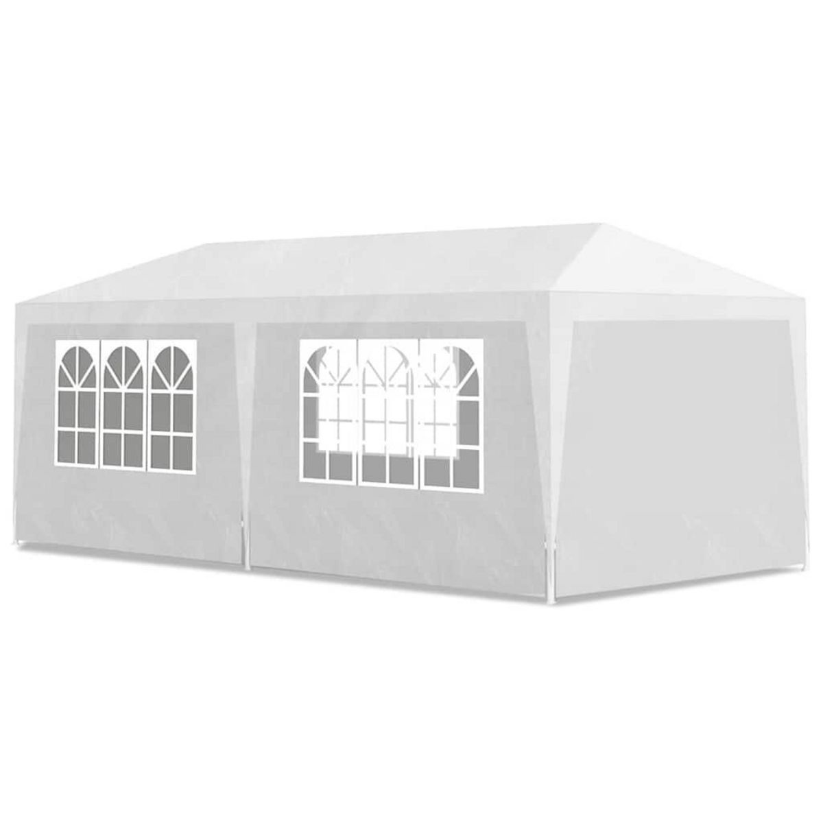 VIDAXL Tente de reception 3 x 6 m Blanc