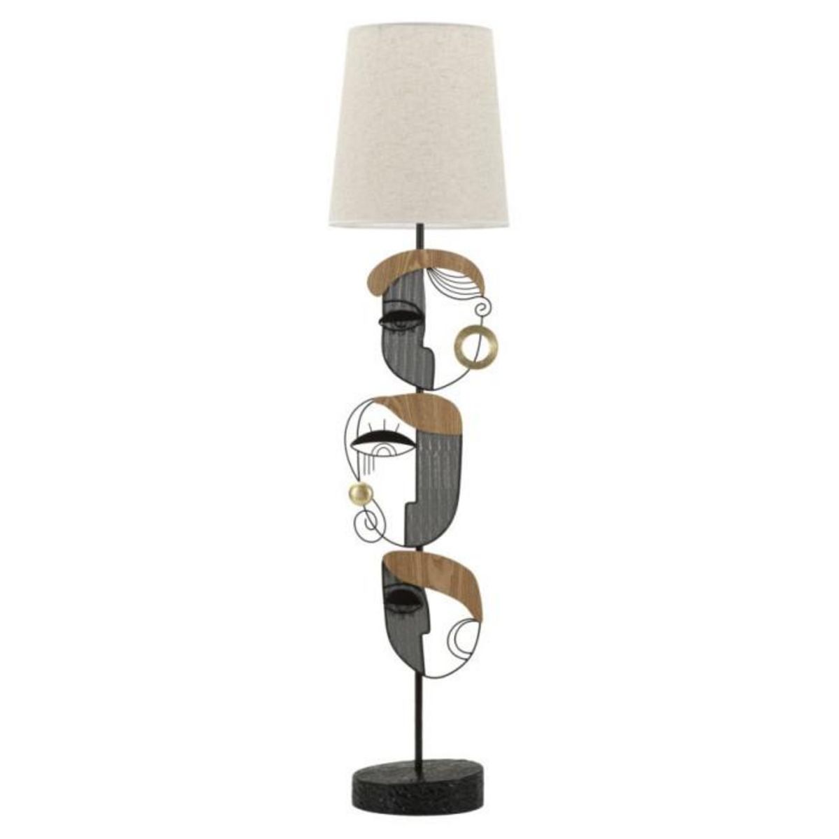 Paris Prix Lampadaire en Métal  Picassy  162cm Multicolore