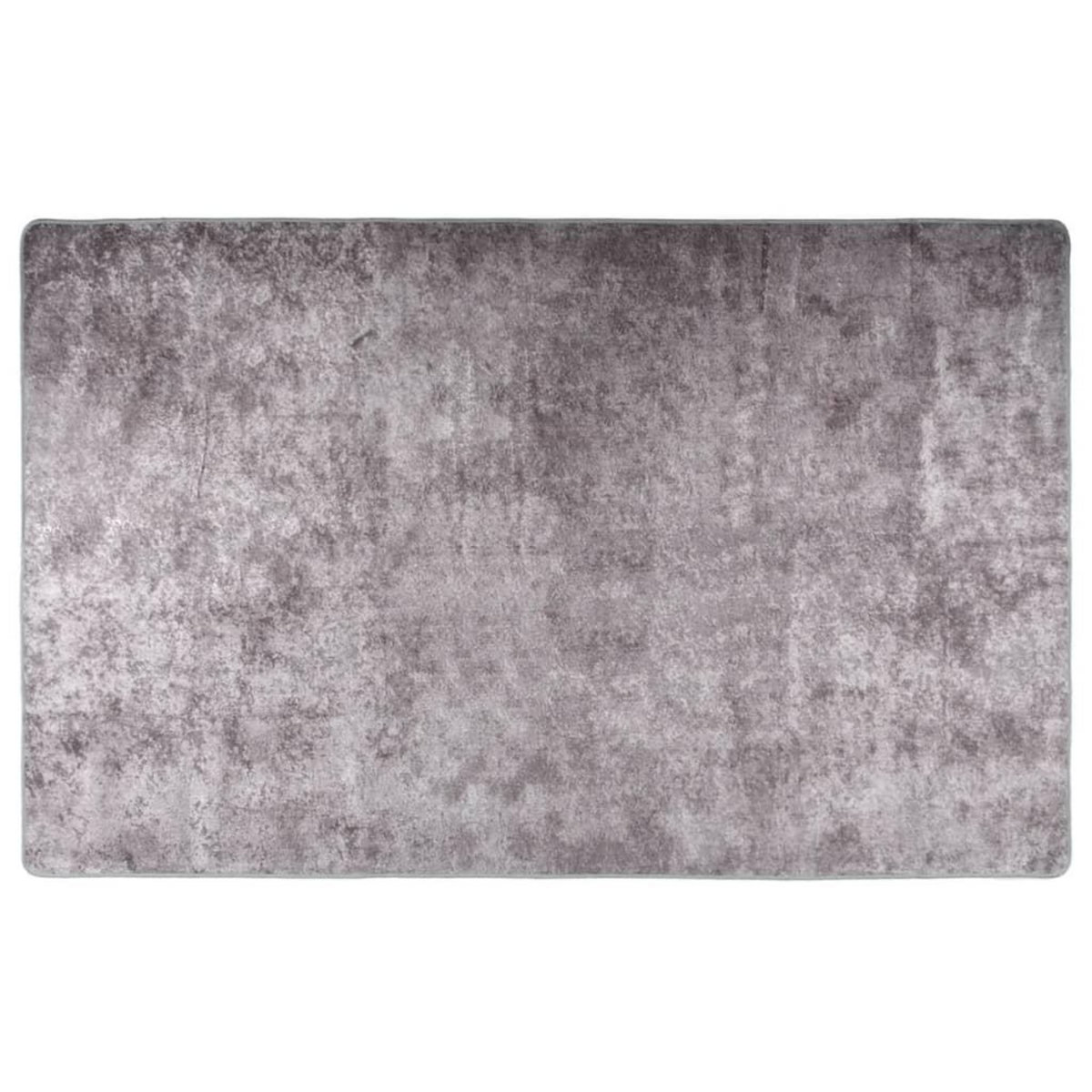 VIDAXL Tapis lavable antiderapant 160x230 cm gris
