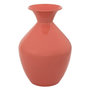 Voir la diapositive 1 : ATMOSPHERA Vase en acier KONI - H. 37 cm - Terracotta