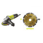 Voir la diapositive 2 : Ryobi Pack RYOBI Meuleuse d'angle 800W 125mm - 8 disques diamants et à tronçonner