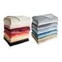 Voir la diapositive 1 : ACTUEL Couverture unie en flanelle de polyester 220gsm