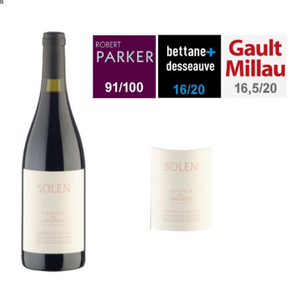 Domaine Les Aurelles Côteaux du Languedoc Solen Rouge 2007