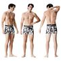 Voir la diapositive 4 : SERGE BLANCO Lot de 3 boxers homme Sublimation