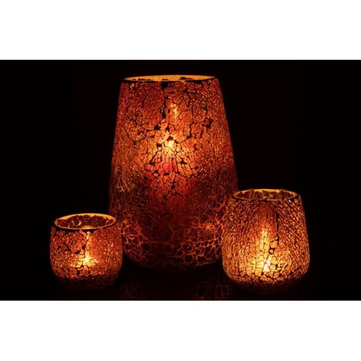 Paris Prix Photophore en Verre  Ali  12cm Marron