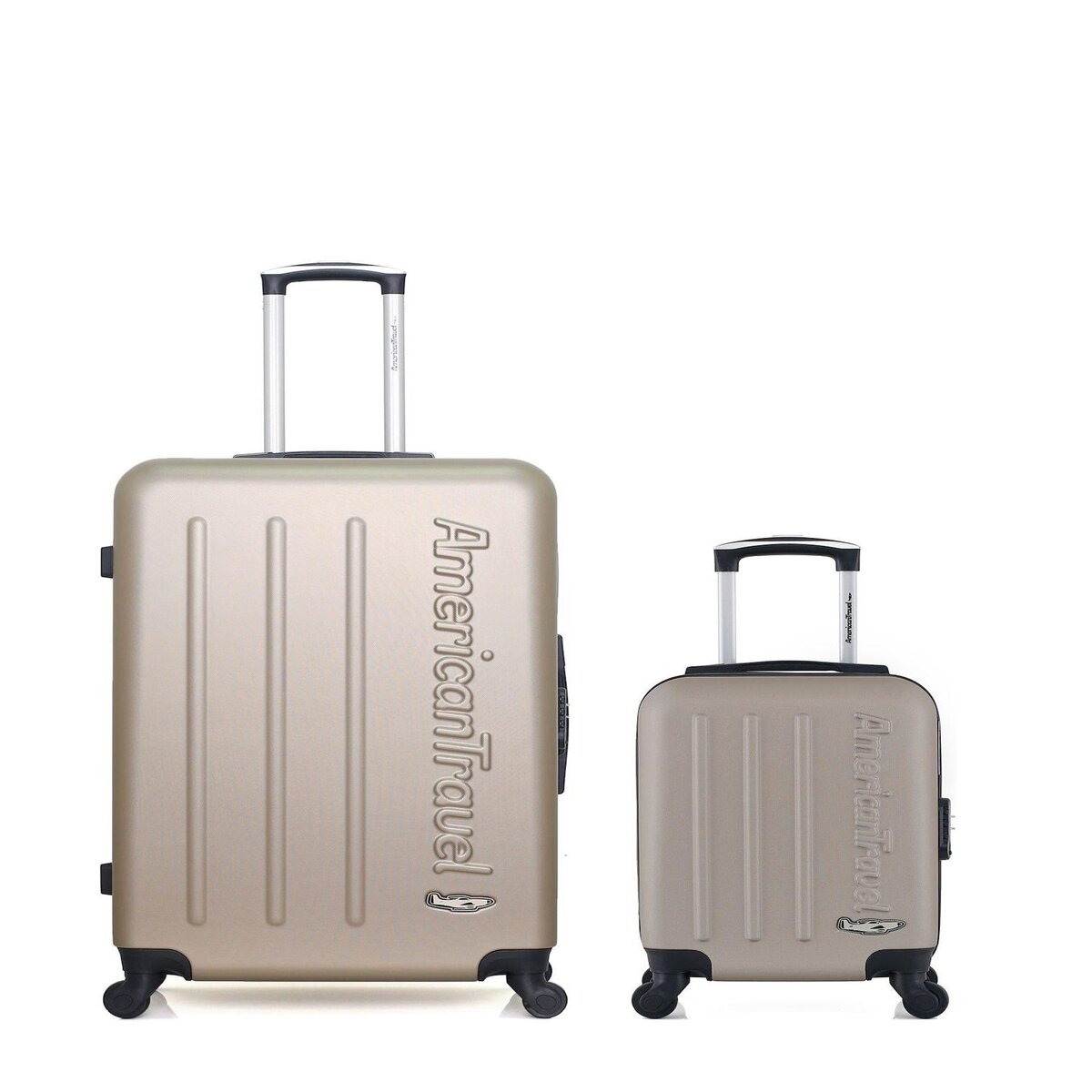 AMERICAN TRAVEL AMERICAN TRAVEL - LOT DE 2 - Valises grand format et cabine XXS BRONX