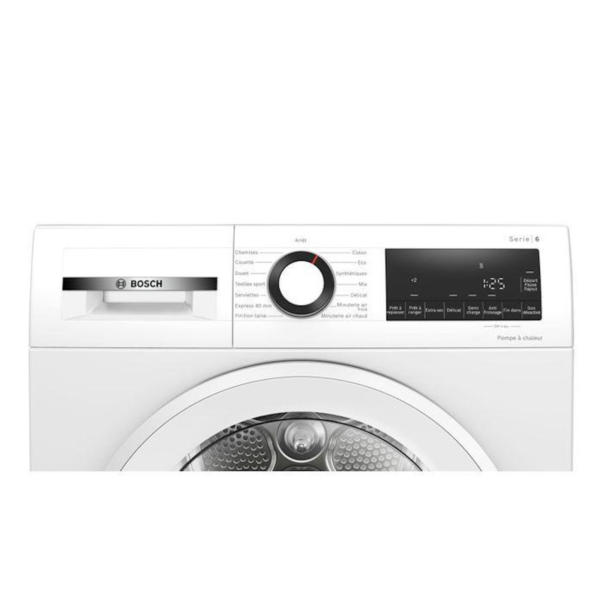 BOSCH Sèche-linge pompe à chaleur à condensation 60cm 9kg blanc - WQG1420DFR