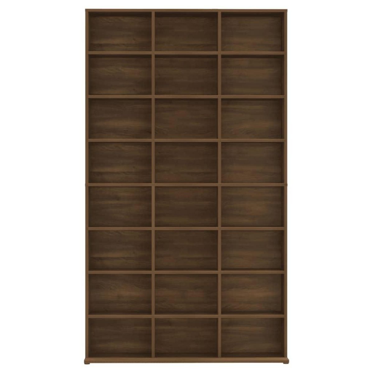 VIDAXL Armoire a CD Chene marron 102x23x177,5 cm Bois d'ingenierie