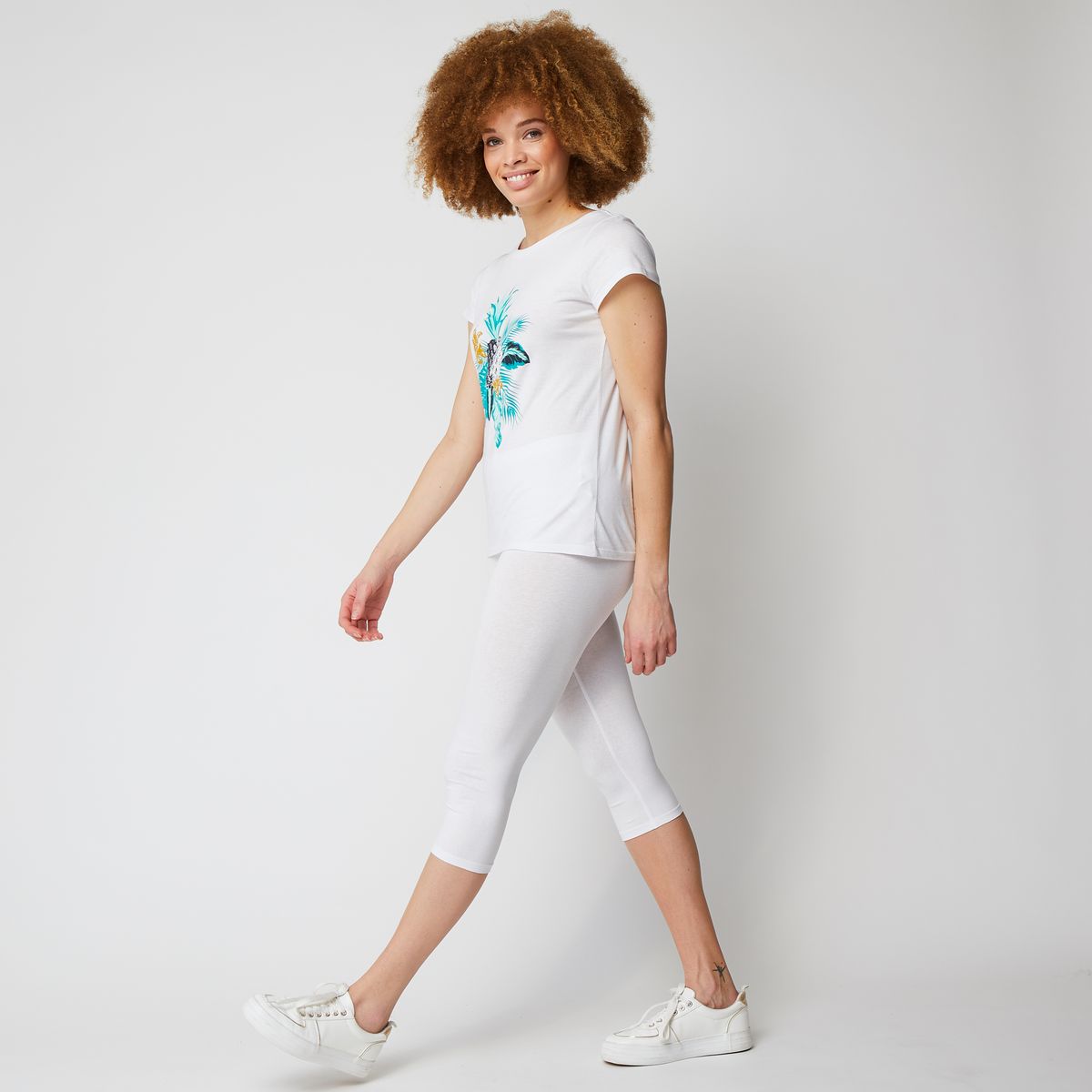 INEXTENSO Legging court femme