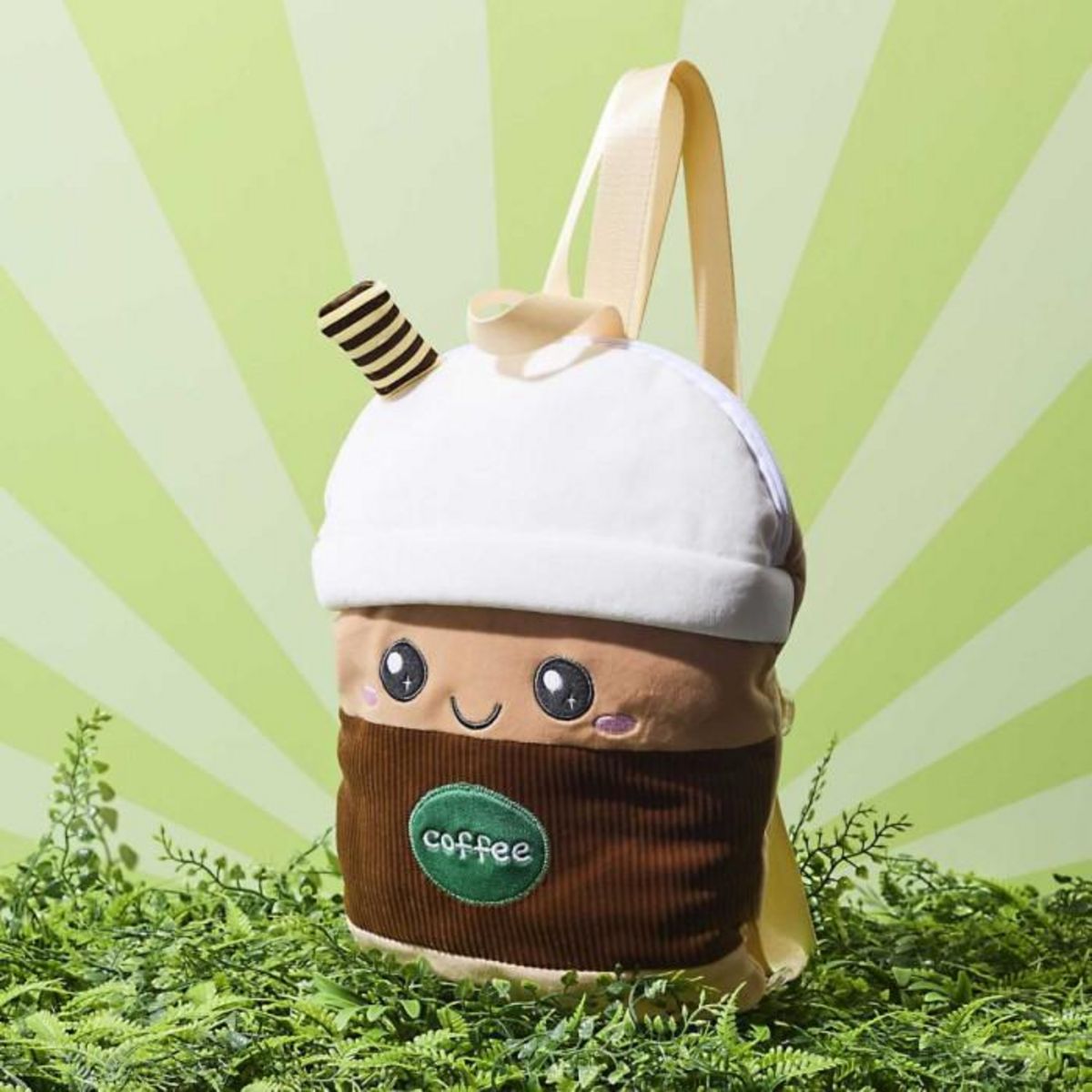 Paris Prix Peluche Sac à Dos Bubble Tea  Kawaii  32cm Marron