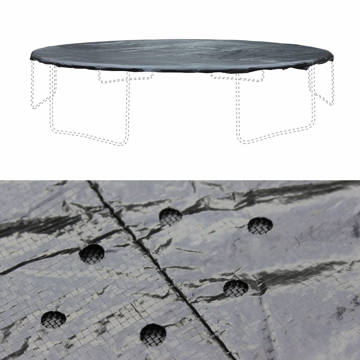 SWEEEK Kit accessoires pour trampoline de diamètre 250 à 490 cm