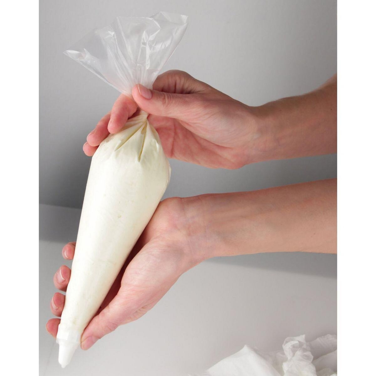 ZENKER Lot de 20 poches à douilles plastique avec douilles inox et plastique 32 cm Zenker Smart Pastry