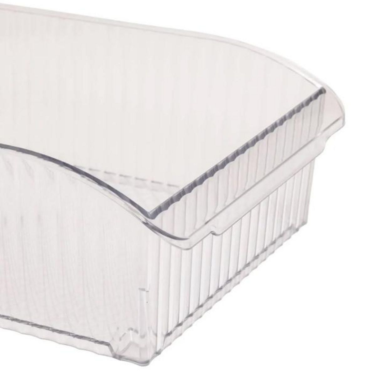 FIVE Bac de Rangement Frigo à Roulettes  Streaks  20x31cm Transparent