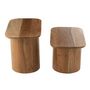 Voir la diapositive 3 : Paris Prix Lot de 2 Tables d'Appoint en Bois  Glenda  60cm Naturel