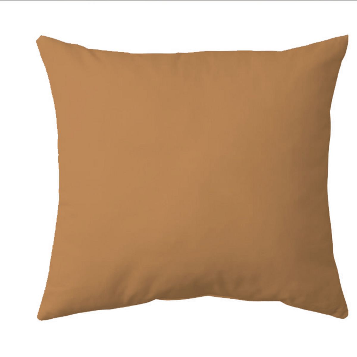 Taie d'oreiller unie en microfibre 