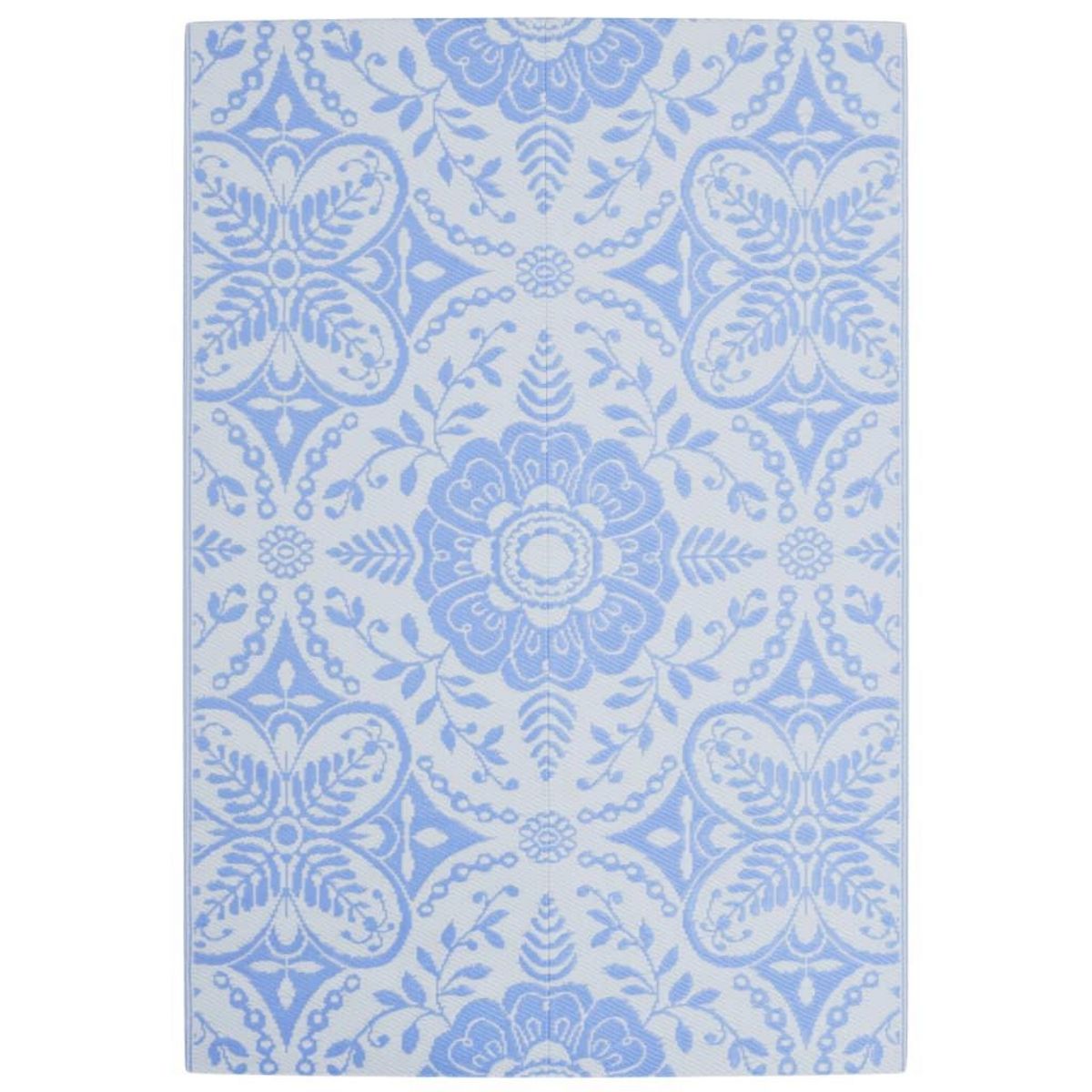 VIDAXL Tapis d'exterieur ARAKIL bleu azure 140x200 cm PP