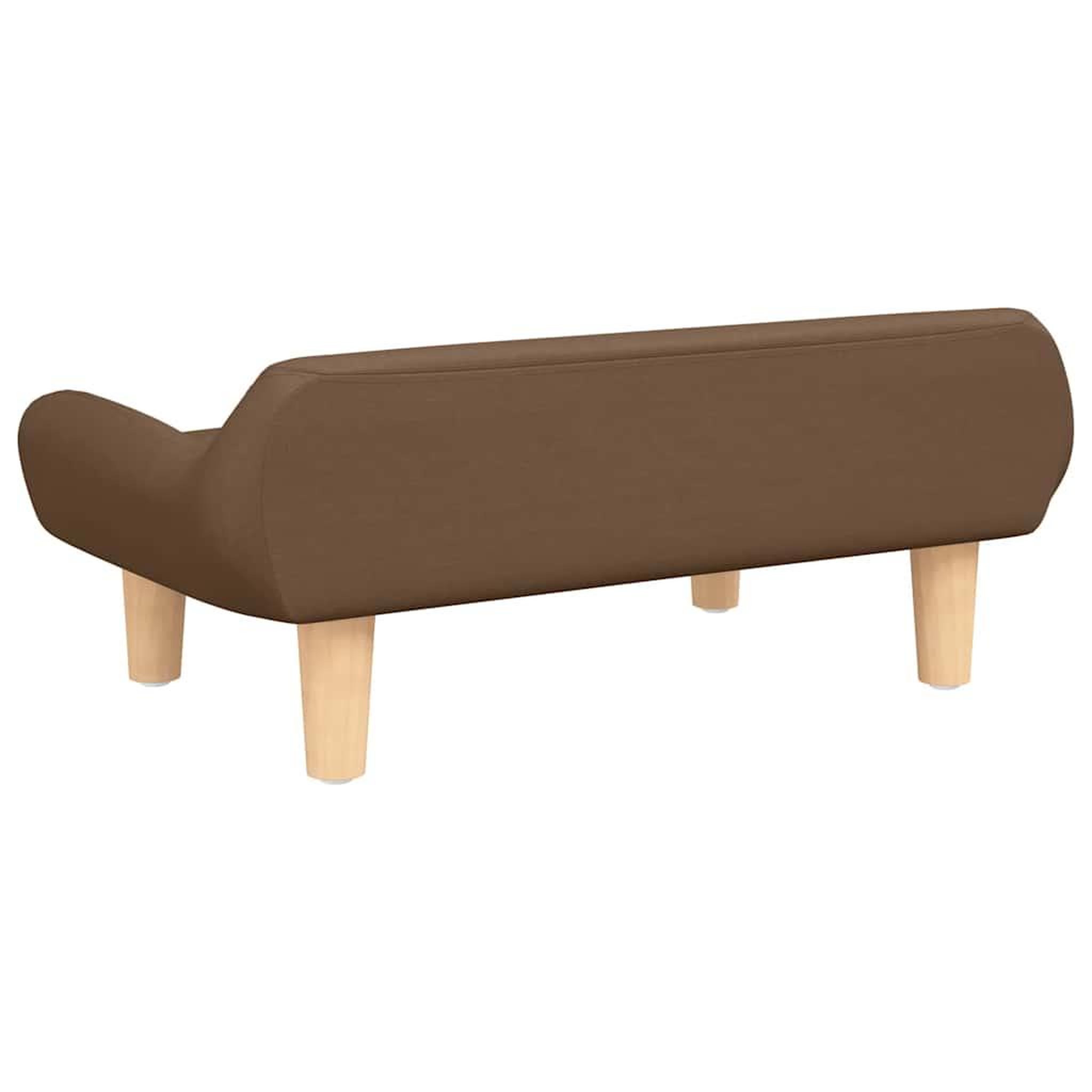 Voir la diapositive 5 : VIDAXL Lit pour chien marron 70x40x24 cm tissu