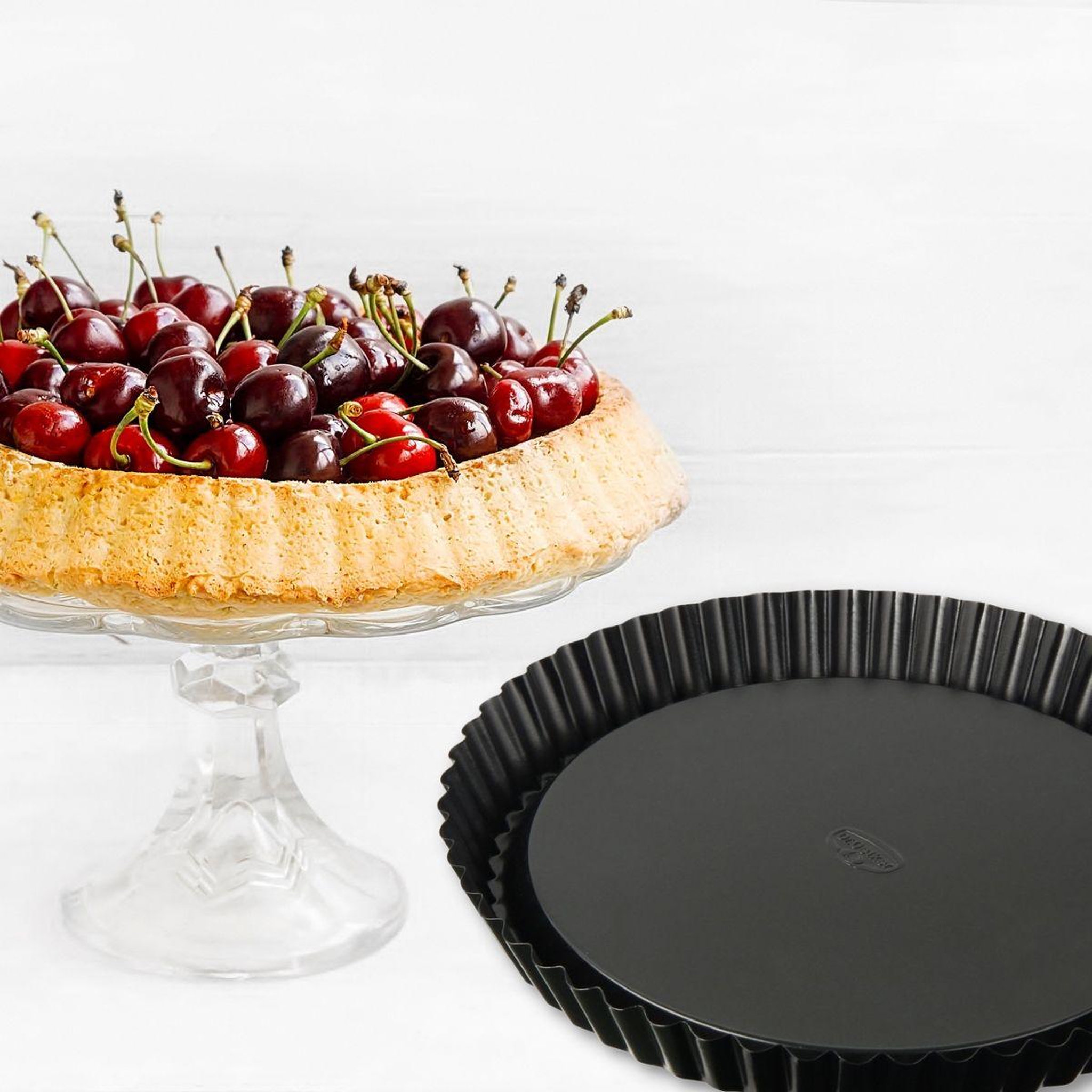 Voir la diapositive 2 : DR.OETKER Lot de 2 moules à tarte renversée 28 cm dr.oetker tradition