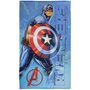 DISNEY Drap de plage enfant en coton Disney MARVEL Captain America FORCE