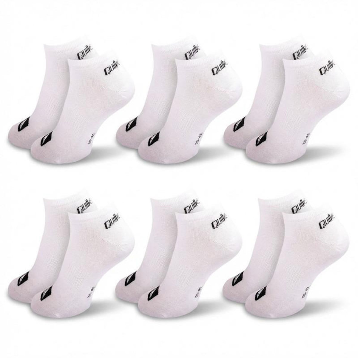 QUIKSILVER Quiksilver Pack de Chaussettes Homme SNEAKER– Lot 6 Paires Sport
