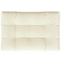 Voir la diapositive 2 : VIDAXL Coussin de palette creme 120x80x12 cm tissu