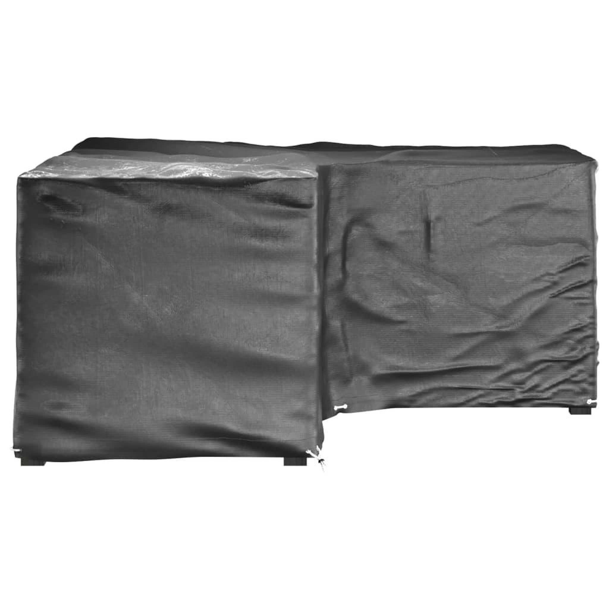 Voir la diapositive 3 : VIDAXL Housses de salon de jardin en forme de L 2 pcs 16 œillets