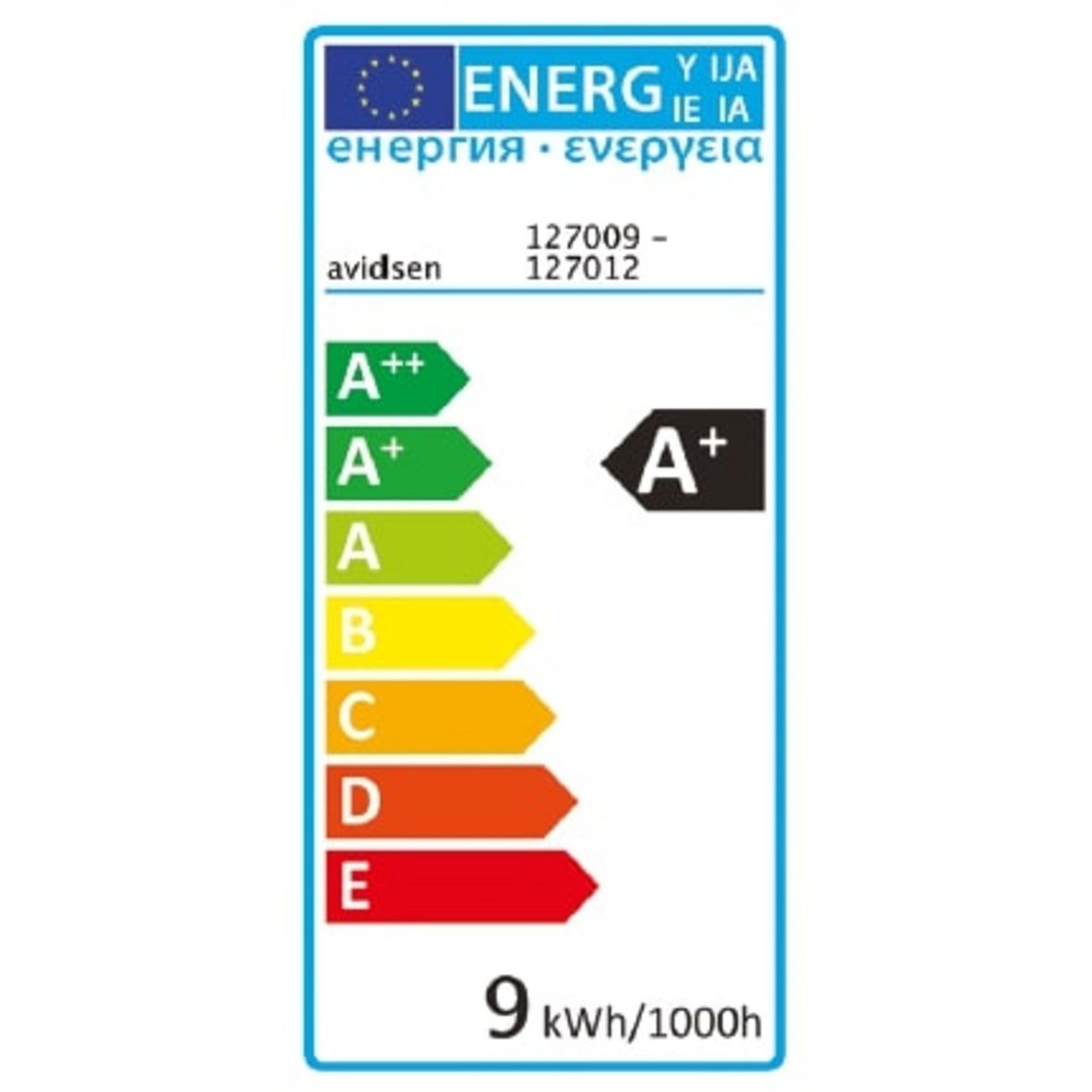AVIDSEN Lot de 4 ampoules connectées E27 HOMELIGHT