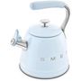 Voir la diapositive 5 : SMEG Bouilloire Sifflante 2.3L Bleu Pastel