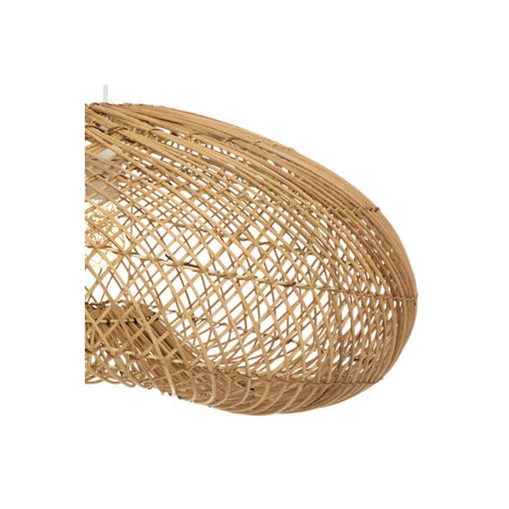 Voir la diapositive 3 : ATMOSPHERA Lampe suspension en rotin  jeny  68cm beige
