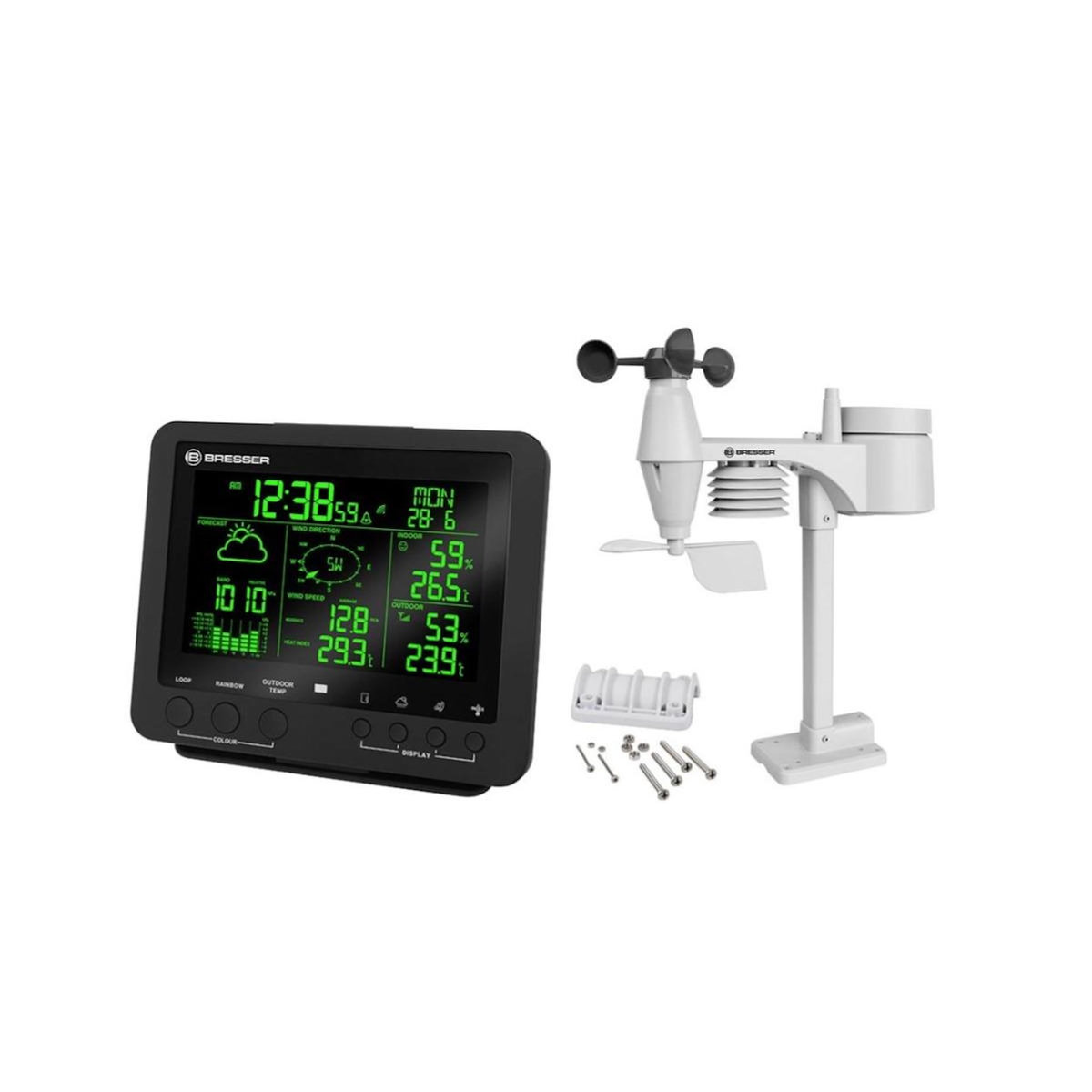 Bresser Station météo couleur 5-en-1  noir