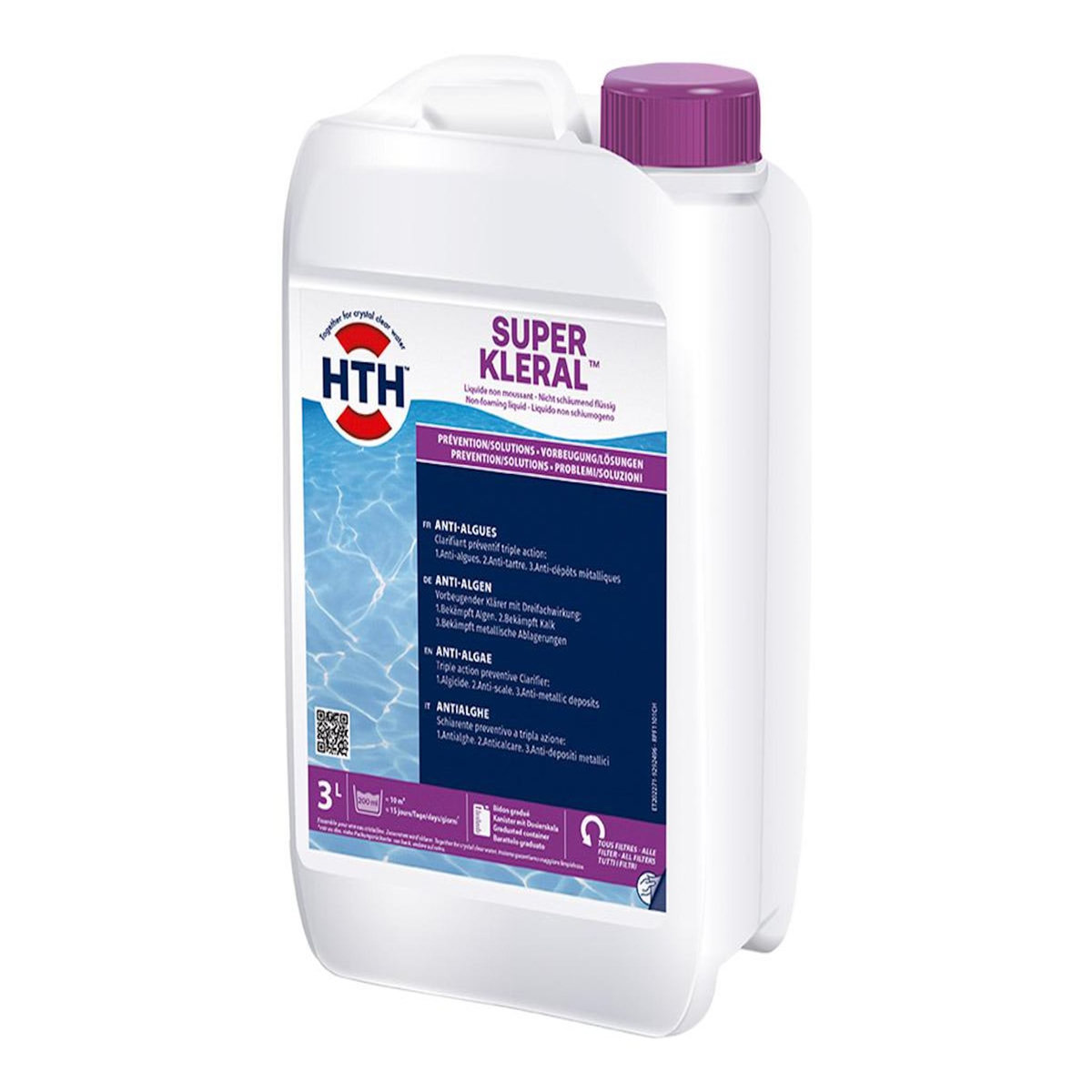HTH Anti-algues Super Kléral 3L - HTH