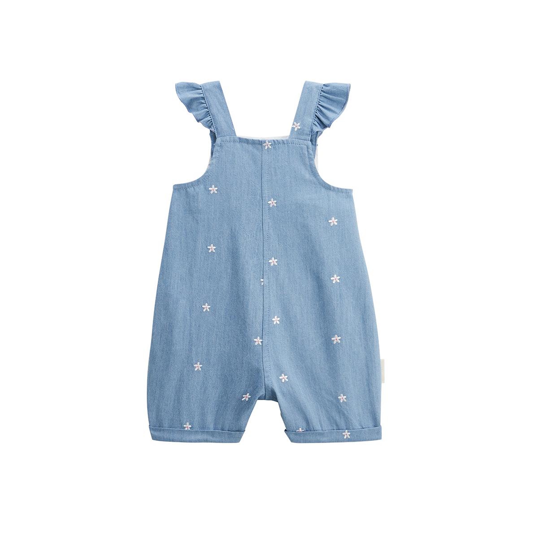 Voir la diapositive 3 : Petit Béguin Salopette bébé en chambray Ciao Milano