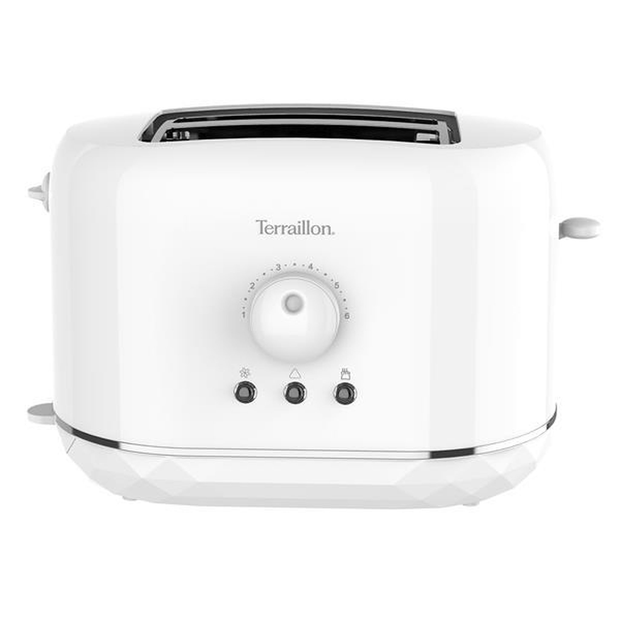 Terraillon Grille-pain 2 fentes 870w blanc - 15352