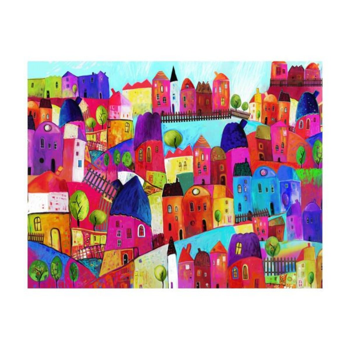 Paris Prix Papier Peint  Rainbow Hued Town