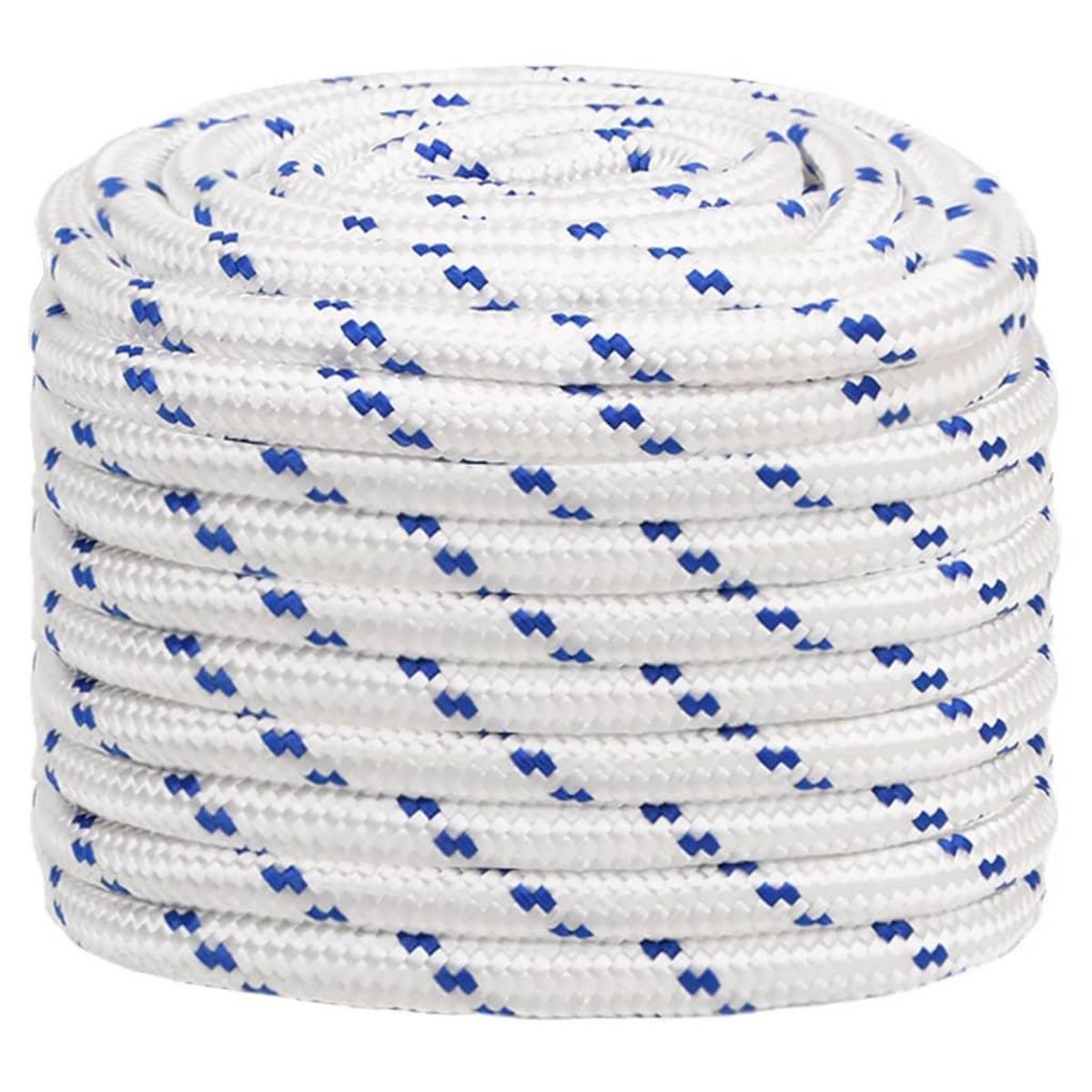 VIDAXL Corde de bateau Blanc 20 mm 50 m Polypropylene