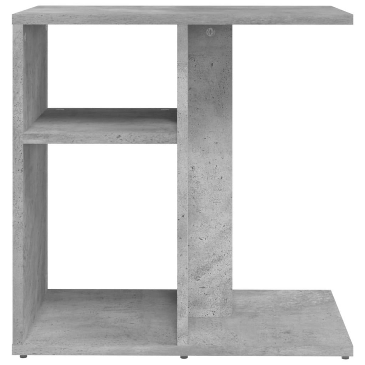 VIDAXL Table d'appoint Gris beton 50x30x50 cm Bois d'ingenierie