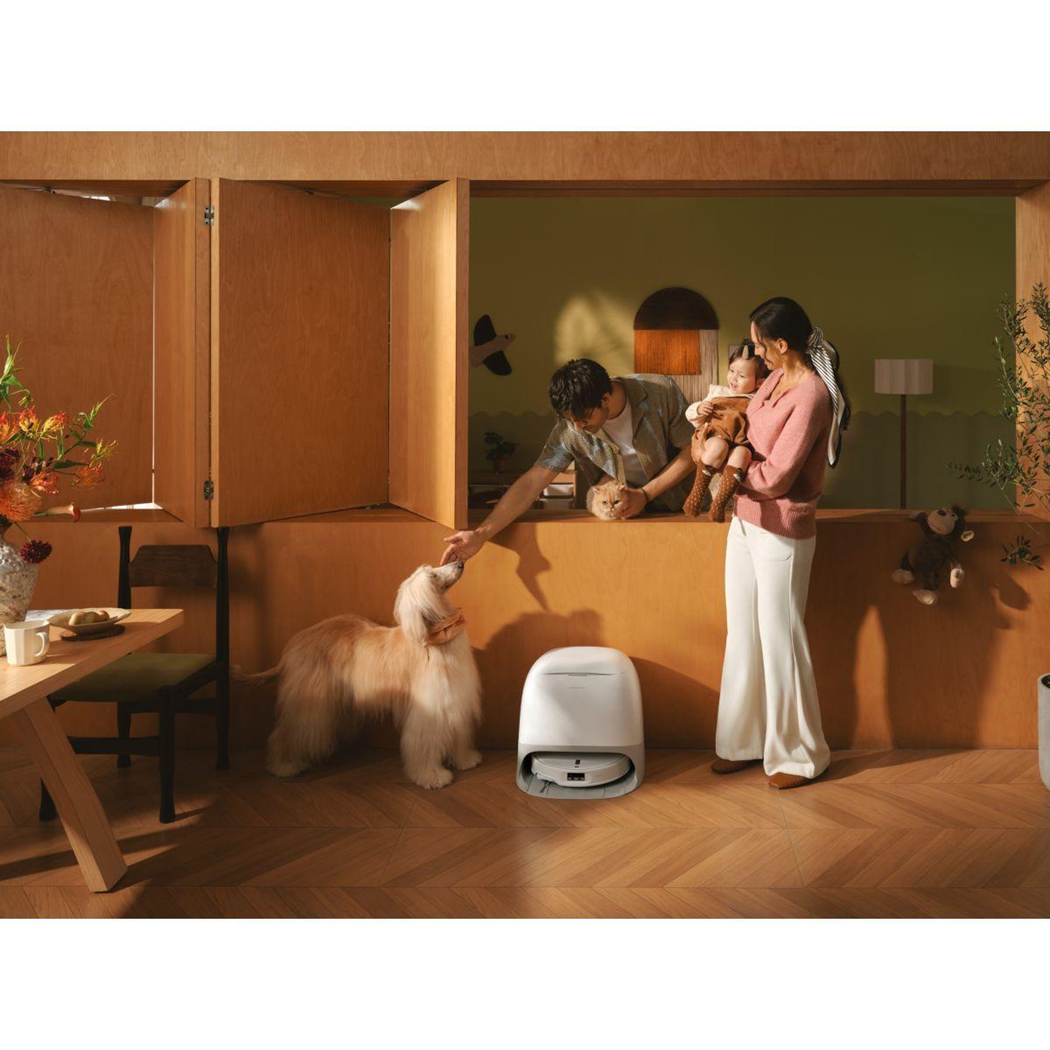 Voir la diapositive 4 : ROBOROCK Robot aspirateur laveur qrevo curv 2 prox blanc