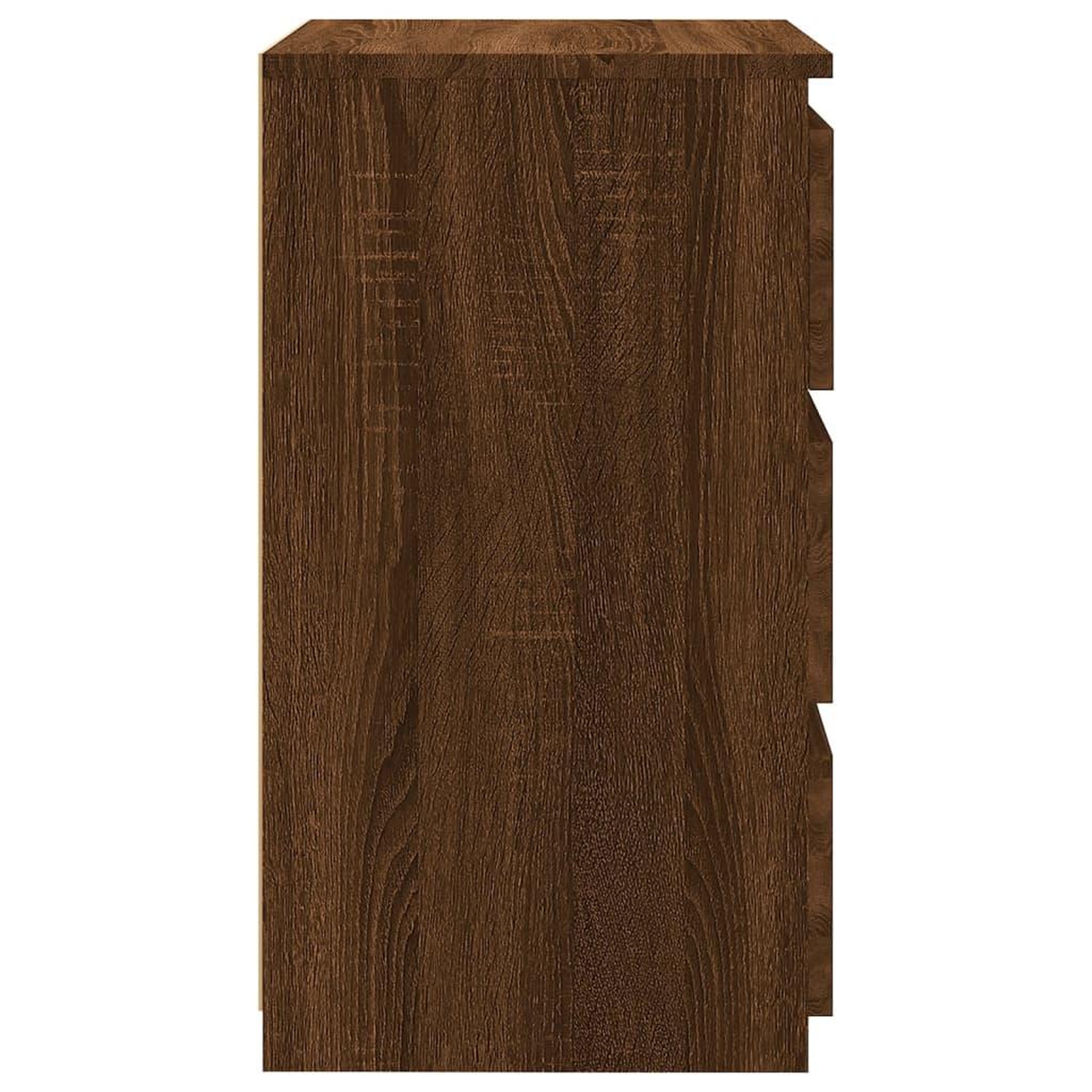 Voir la diapositive 5 : VIDAXL Table de chevet Chene marron 40x35x62,5 cm Bois d'ingenierie