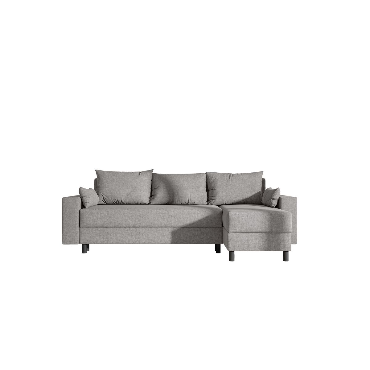 Canapé d'angle convertible et réversible  avec coffre  3 places PAOLA 