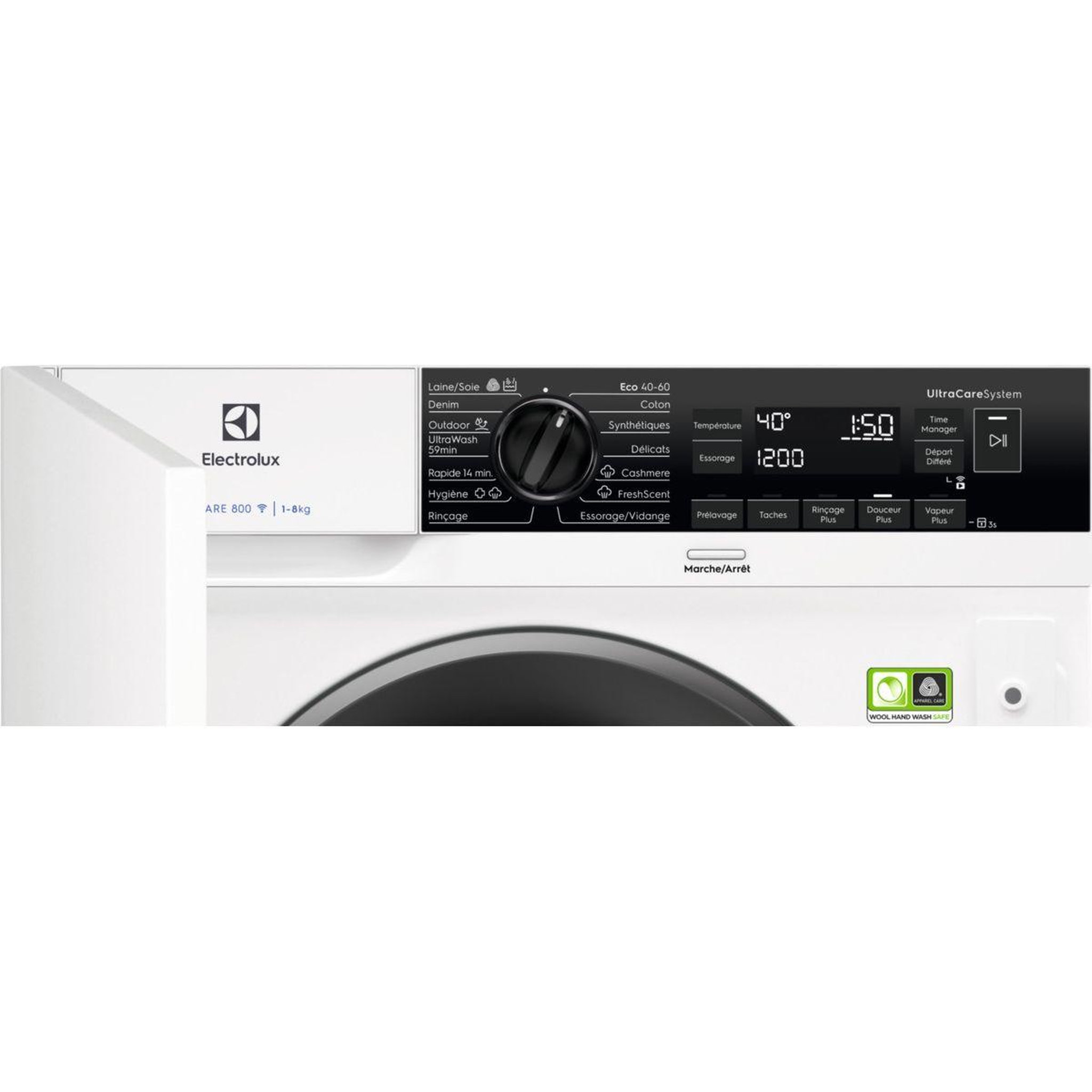 Voir la diapositive 2 : ELECTROLUX Lave linge hublot ew8f3814bi