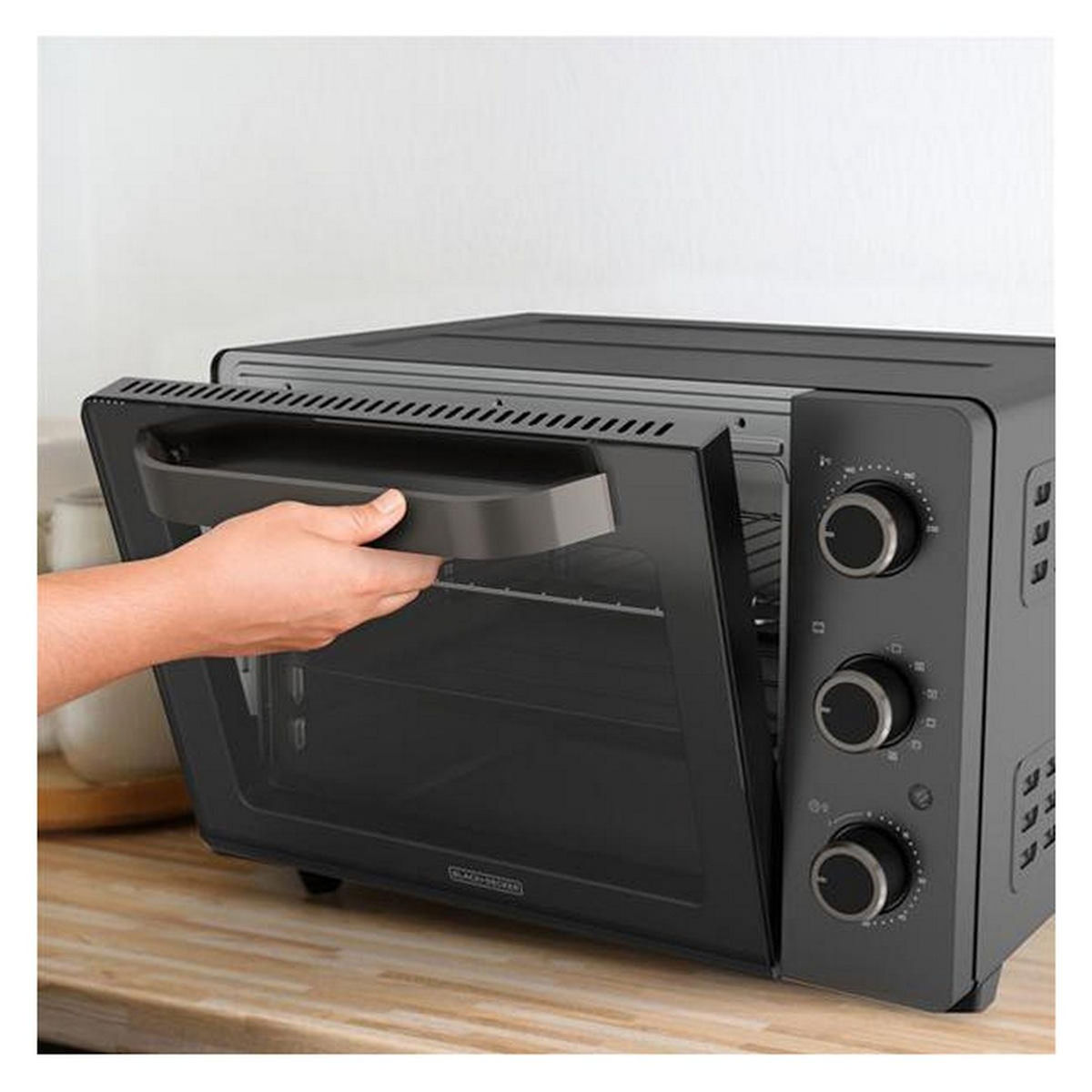 BLACK ET DECKER Four posable 30l 1500w gris - BXOV3000E